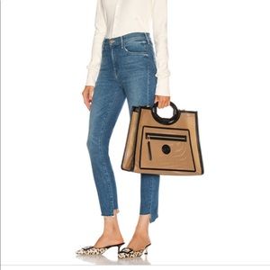 NWT mother stunner step fray jeans